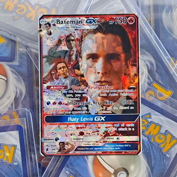 American Psycho Pokemon Card - Picture 1 of 7